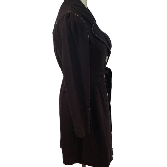 Anthro - Nick & Mo Rare Contrast Stitch Trench - Picture 5 of 8
